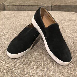 Vionic Slip-On Black Suede Sneakers, Size 8.5